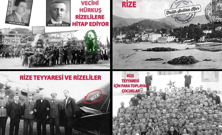 TÜRK ORDUSUNA RİZELİLERİN HEDİYESİ: RİZE TEYYARESİ