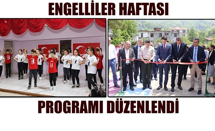 ARHAVİ’DE ENGELLİLER HAFTASI PROGRAMI