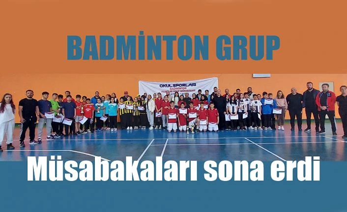 BADMİNTON GRUP MÜSABAKALARI SONA ERDİ