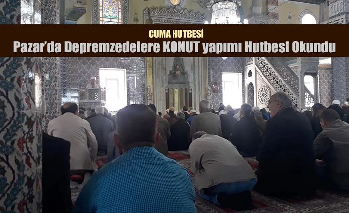 Cuma Hutbesinde Diyanet-Çaykur birlikteliğine vurgu yapıldı.