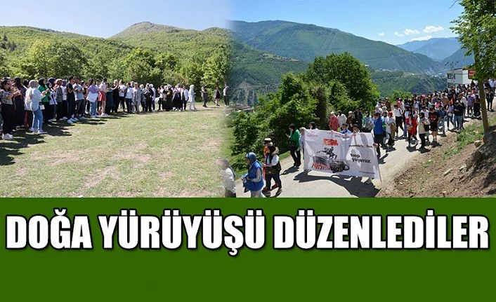 GENÇLİK HAFTASI DOĞA YÜRÜYÜŞÜ DÜZENLENDİ