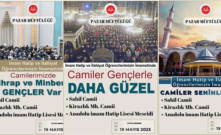 Gençlik Haftası’nda Camilerde Gençler Var