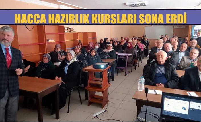 HACCA HAZIRLIK KURSLARI SONA ERDİ