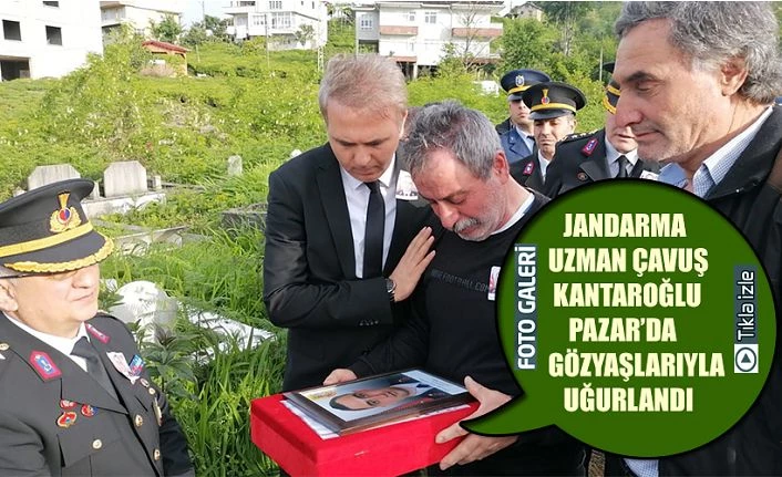 Kalp krizinden hayatını kaybeden uzman çavuş için Rize ve Pazar’da tören düzenlendi