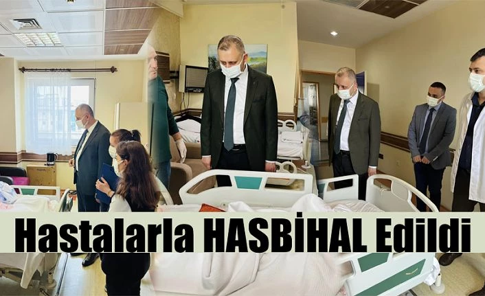 Rize Devlet Hastanesi’nde Hastalarla Hasbihal etti