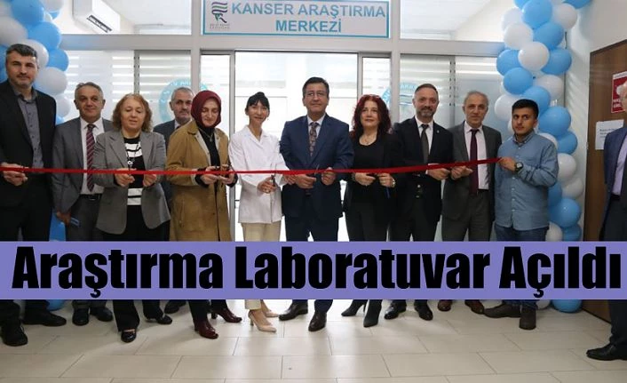 RTEÜ Kanser Araştırma Laboratuvarı Açıldı