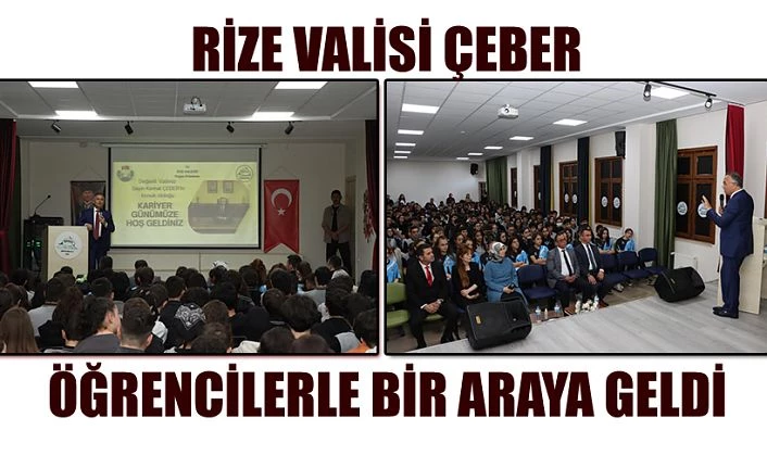 Vali Çeber “Kariyer Günleri” Kapsamında Öğrencilerle Bir Araya Geldi