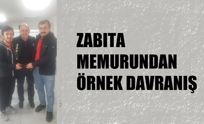 ZABITA EKİPLERİ KAYIP PARAYI SAHİBİNE ULAŞTIRDI