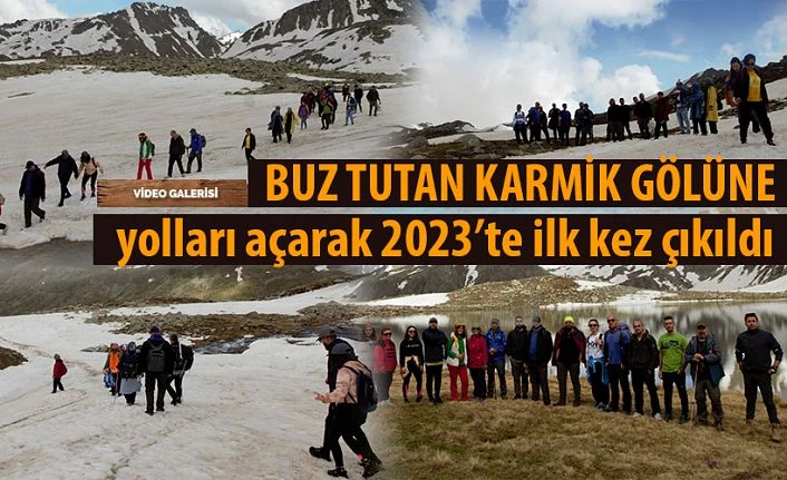 Karmik Gölü Buz Tuttu
