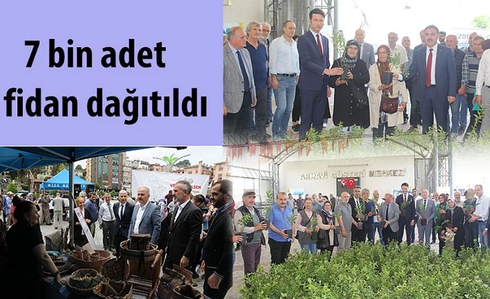 MAVİYEMİŞ FİDESİ DAĞITILDI