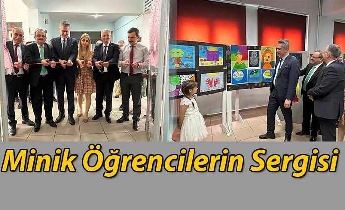 MEHMET AKİF ERSOY İLKOKULU RESİM SERGİSİ ALKIŞLANDI