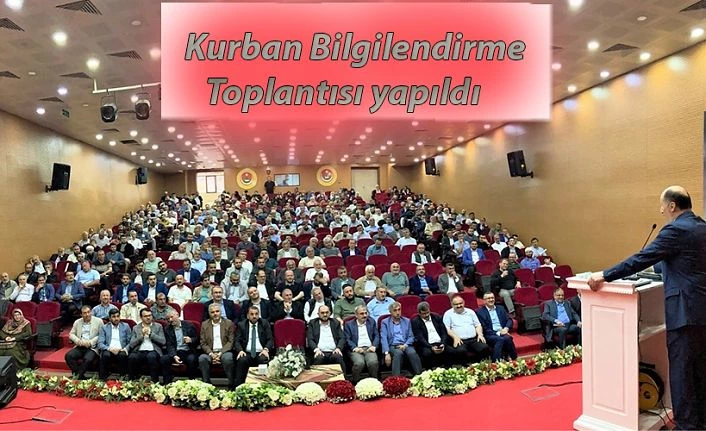 RİZE’DE VEKALETLE KURBAN ORGANİZASYONU İL BİLGİDERME TOPLANTISI