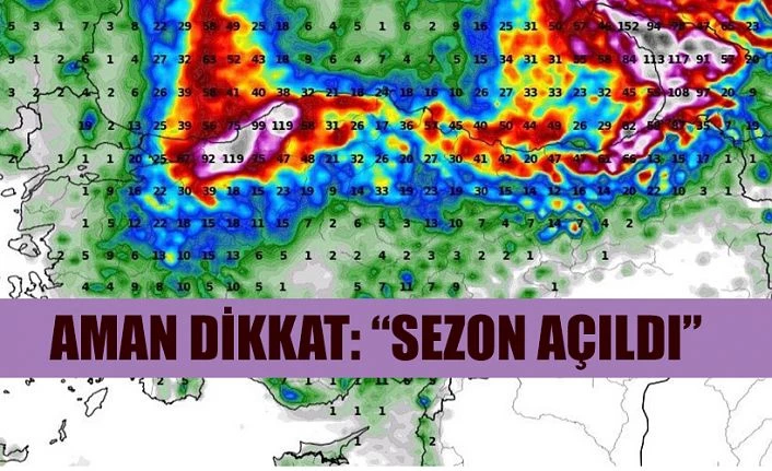 ÖKTEN:’KARADENİZ’İN SEL SEZONU AÇILDI”
