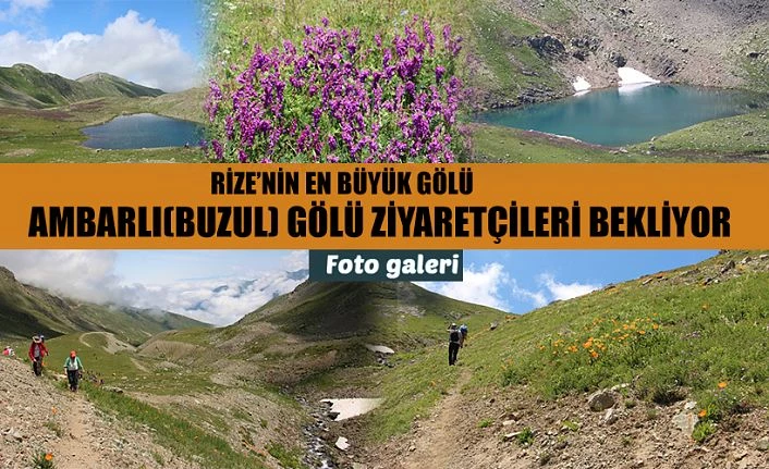 Renga renk çiçekler eşliğinde Ambarlı Gölüne Yolculuk.