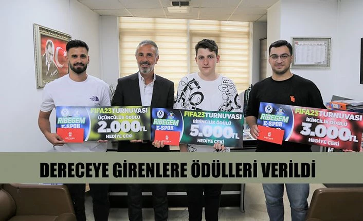 RİBEGEM FİFA23 TURNUVASI’NDA DERECEYE GİRENLERE ÖDÜL