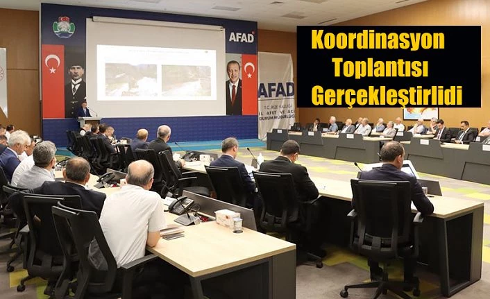 RİZE İLİ 2023 YILI III. DÖNEM İL KOORDİNASYON KURULU TOPLANTISI YAPILDI