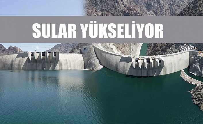 SU YÜKSELMEYE DEVAM EDİYOR