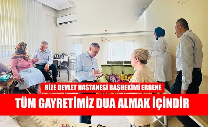 Dua almak için gayret ediyoruz