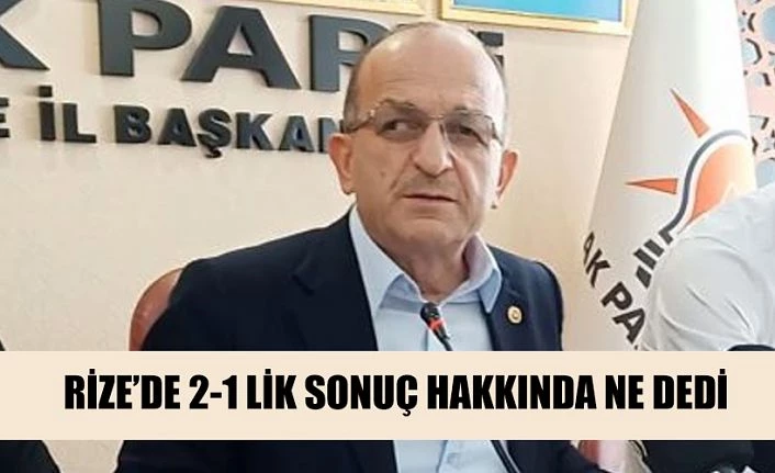 İl Başkanı Ayar 2-1’lik sonucu değerlendirdi: iktidarda olmayanlar adeta cennet vaat edebiliyorlar