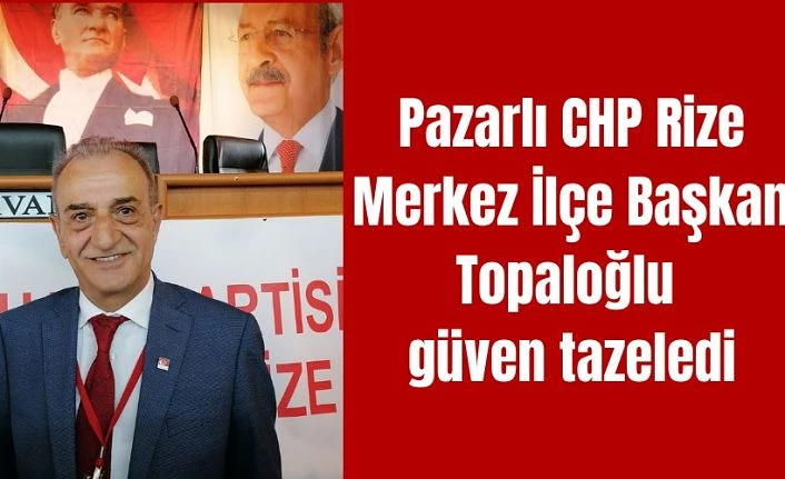 Pazarlı Topaloğlu yeniden başkan