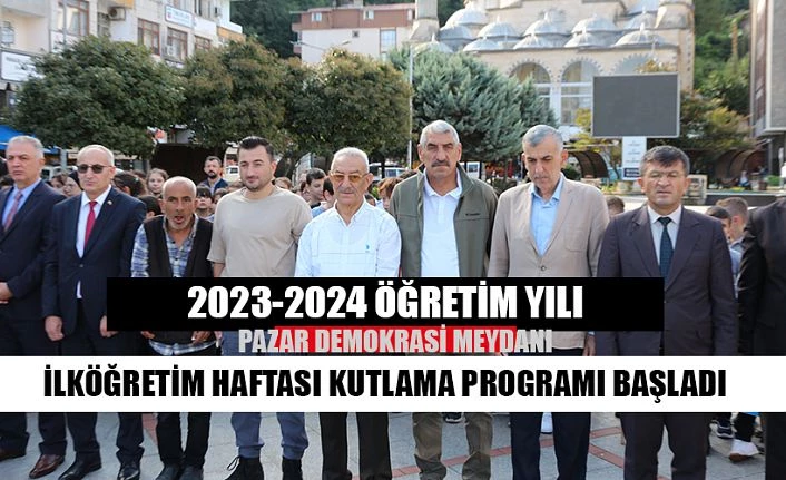 Pazar’da Kutlama Programı
