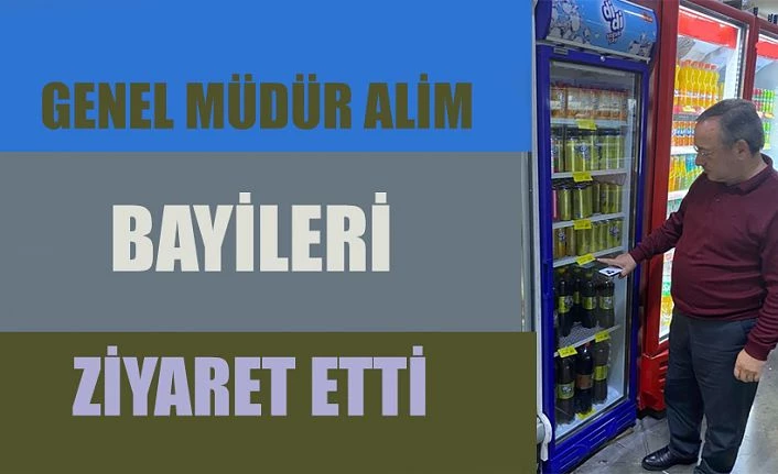 GENEL MÜDÜR ALİM, ÇAYKUR BAYİLERİNİ ZİYARET ETTİ