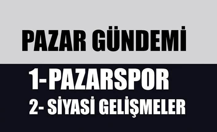 Pazar için yazıyoruz. Vatandaşlardan olumlu ve olumsuz tepkiler alıyoruz