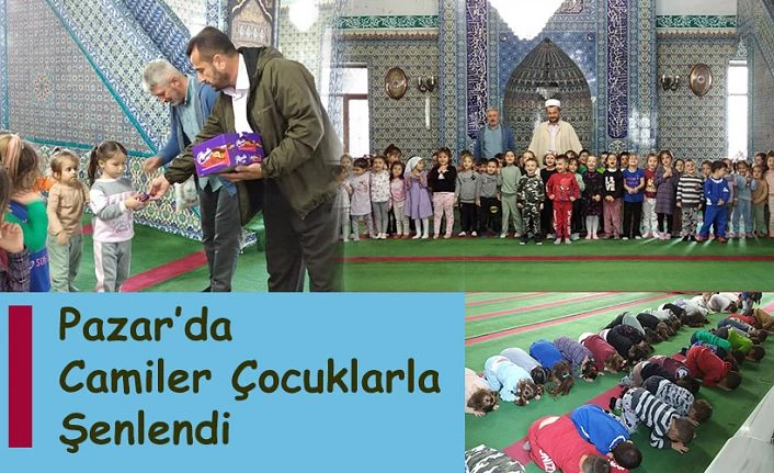 SAHİL CAMİ ÇOCUKLARLA ŞENLENDİ