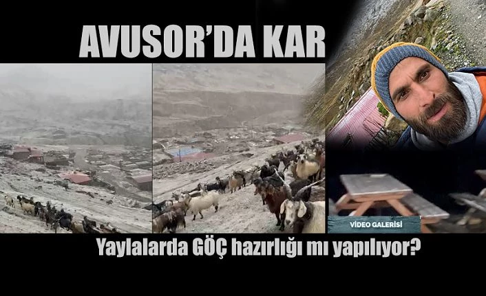 Yaylalardan GÖÇ hazırlığımı yapılıyor