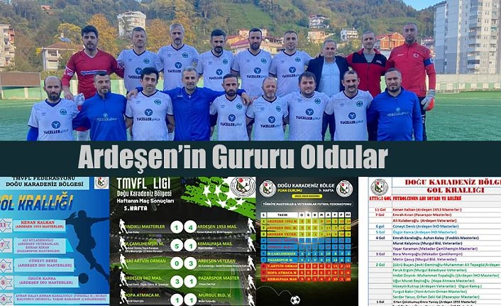 Ardeşen 1953 Masterler Futbol Kulübü, Yıldızını Parlatmaya Devam Ediyor
