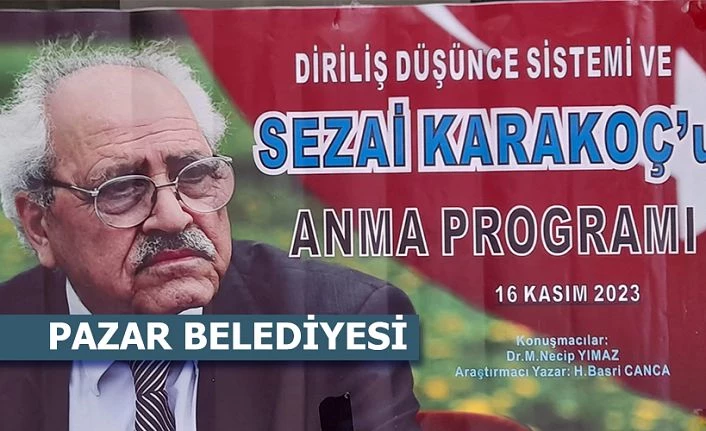 Pazar’da Anma Programı