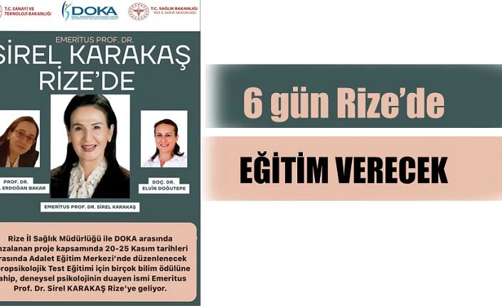 Sirel Karakaş Rize’ye geliyor!