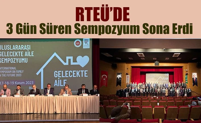 Uluslararası Gelecekte Aile Sempozyumu Gerçekleştirildi
