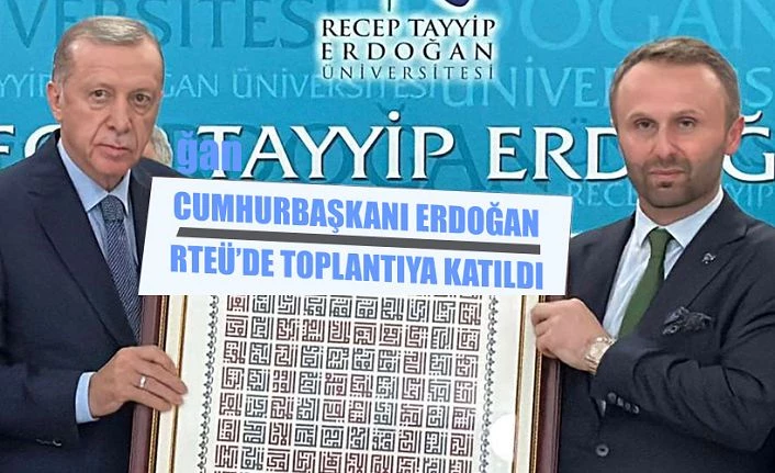 Vakfın 5.Olağan Genel Kurul Toplantısına Erdoğan