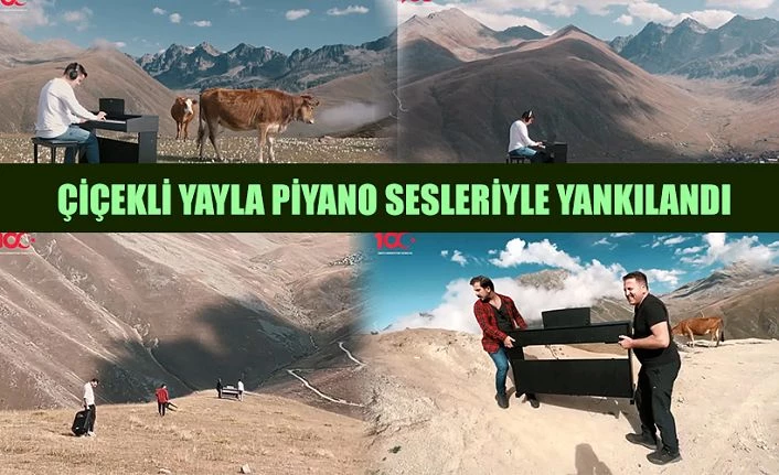 2400 rakımda piyanolu klip