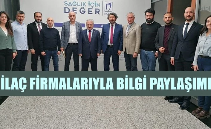 AÇÜ İLAÇ FİRMALARIYLA BİLGİ PAYLAŞMAYA DEVAM EDİYOR