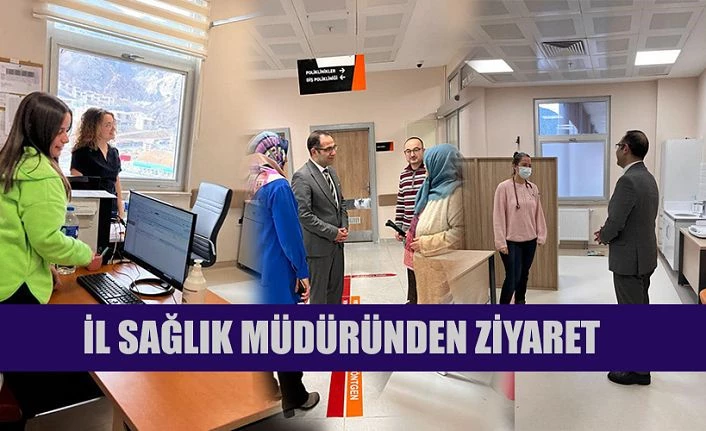 ARTVİN İL SAĞLIK MÜDÜRÜNDEN YUSUFELİ DEVLET HASTANESİNE ZİYARET