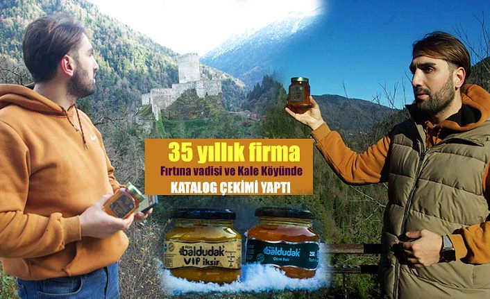 Baldudak BAL BÖLGEDE Katalog çekimleri yaptı