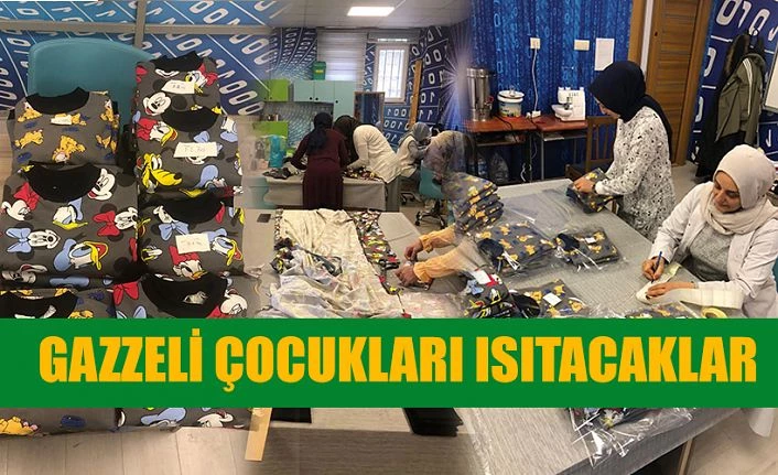 Gazzeli çocukları ısıtacak