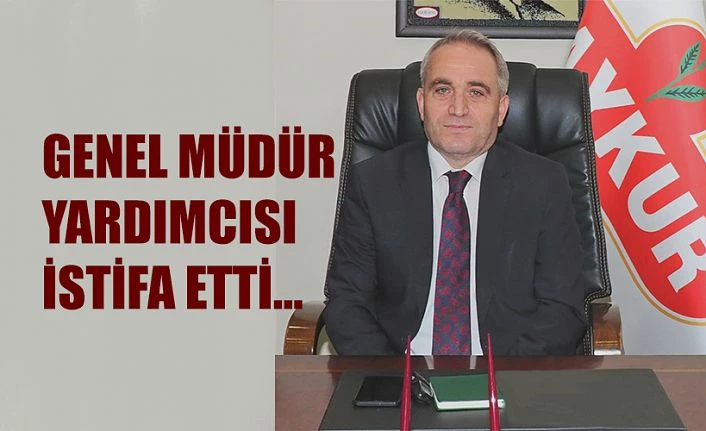 Genel Müdür Yardımcısı İstifa etti