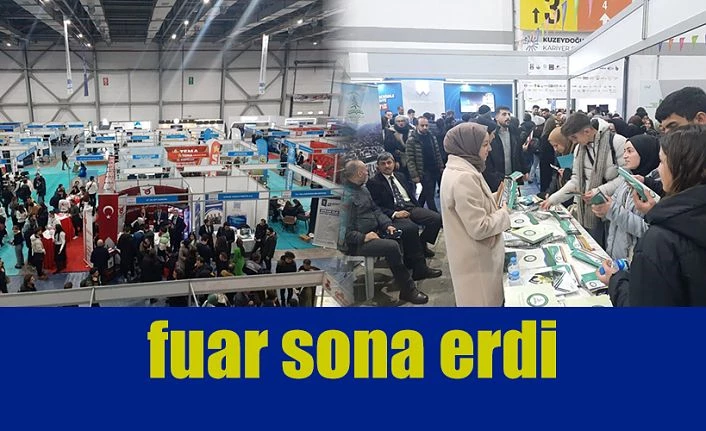 KUZEYDOĞU ANADOLU KARİYER FUARI (KUDAKAF 23) SONA ERDİ