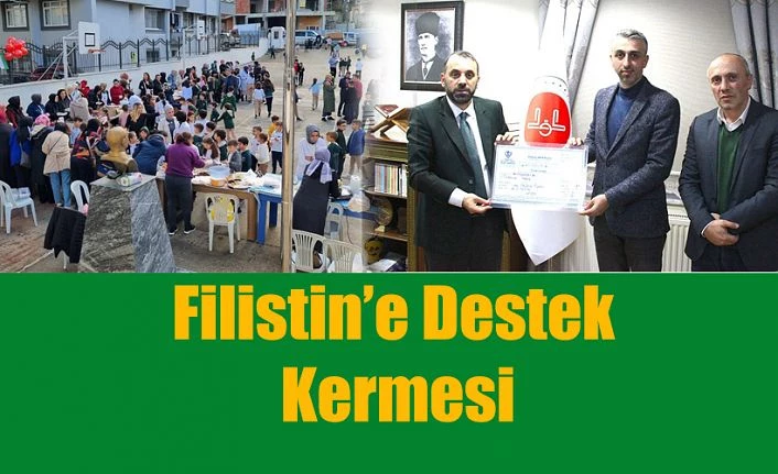 ÖĞRENCİLERDEN FİLİSTİN’E DESTEK KERMESİ