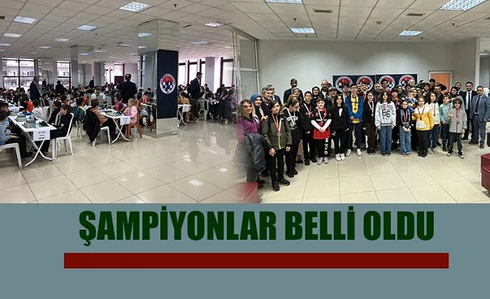 Rize’nin Satranç Şampiyonları Belli Oldu