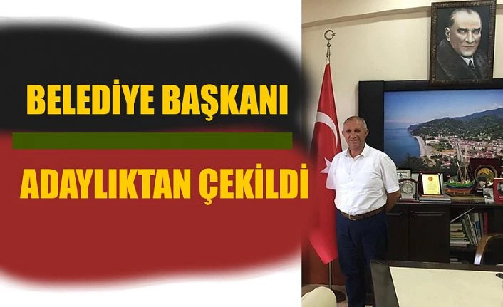 ŞOK GELİŞME ADAYLIKTAN ÇEKİLDİ